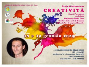 Stage di formazione  CREATIVITÀ @ Scuola Biodanza della Sicilia SRT IBF